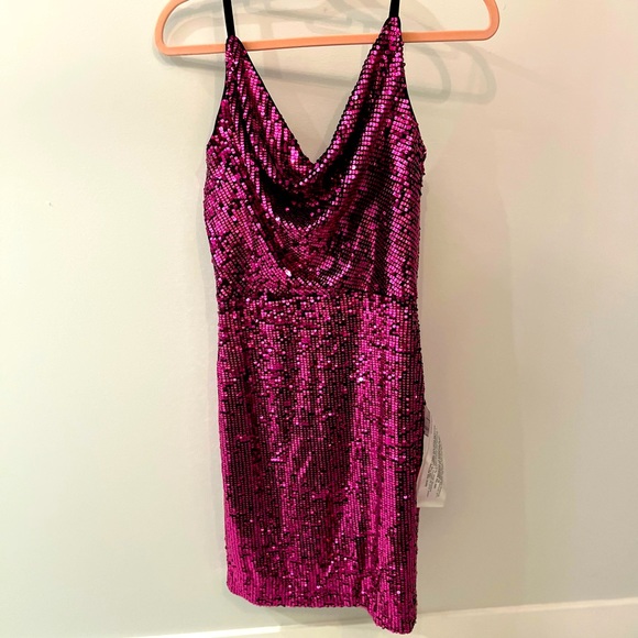 Dress the Population - Paloma Dress - Violet Multi - Size Medium - Picture 1 of 3